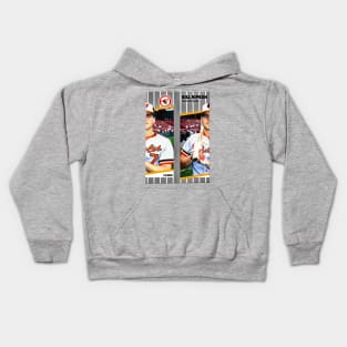 Bill Ripken 1989 Error Card (miscut, tape over bat) Kids Hoodie